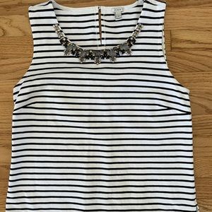 J Crew tank with bead detail